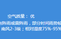 8月17日深圳天氣 全市發(fā)布雷電預警